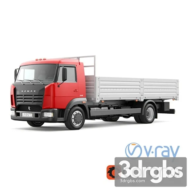 Truck kamaz 4308 3dsmax Download