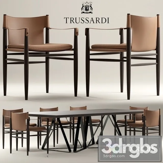 Trussardi Casa Saddle Chair 3dsmax Download