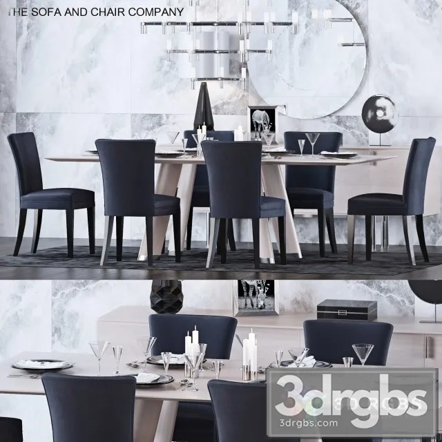 TSACCS9 Table and Chair 3dsmax Download