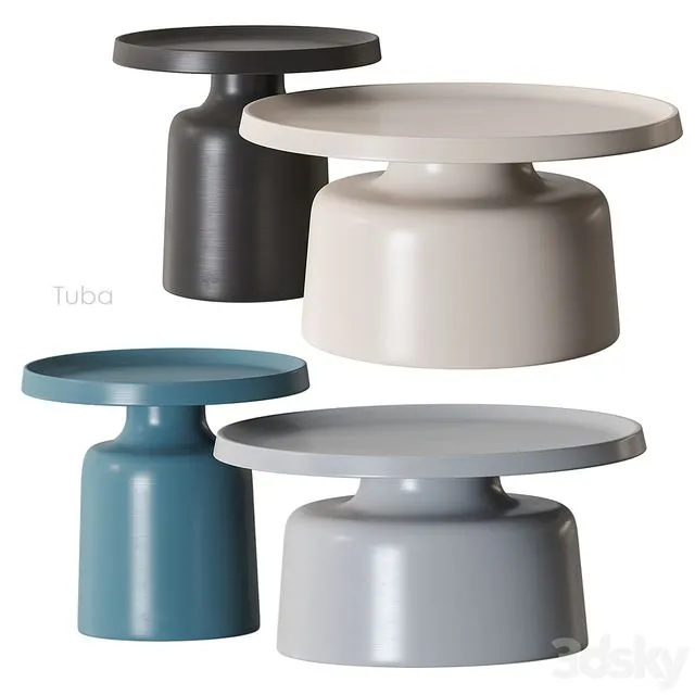 Tuba coffee table Cosmo 3dsMax Model