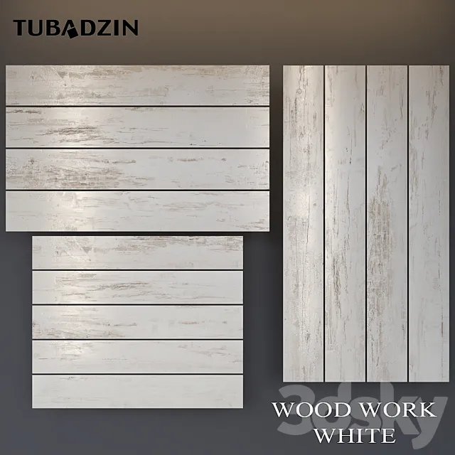 Tubadzin Wood Work White 3ds Max