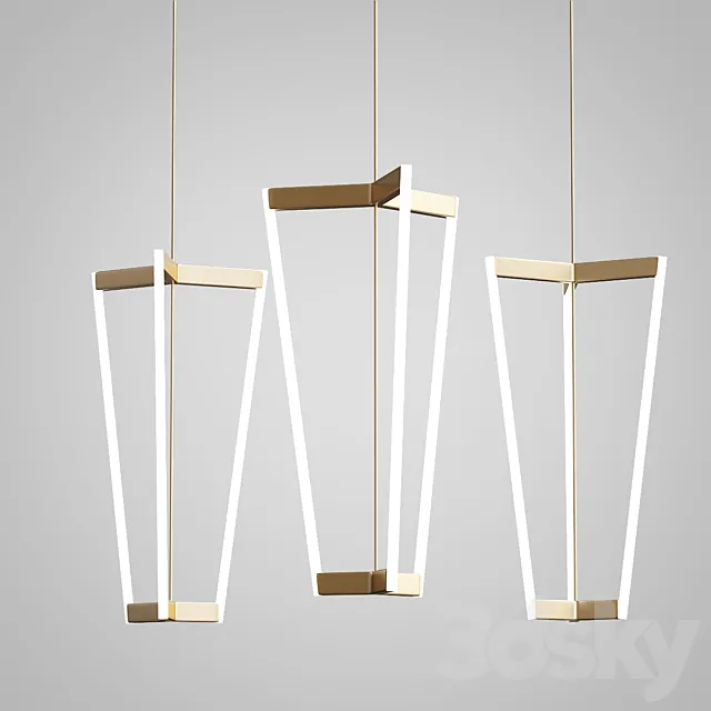 Tube Chandelier By Michael Anastassiades 3ds Max