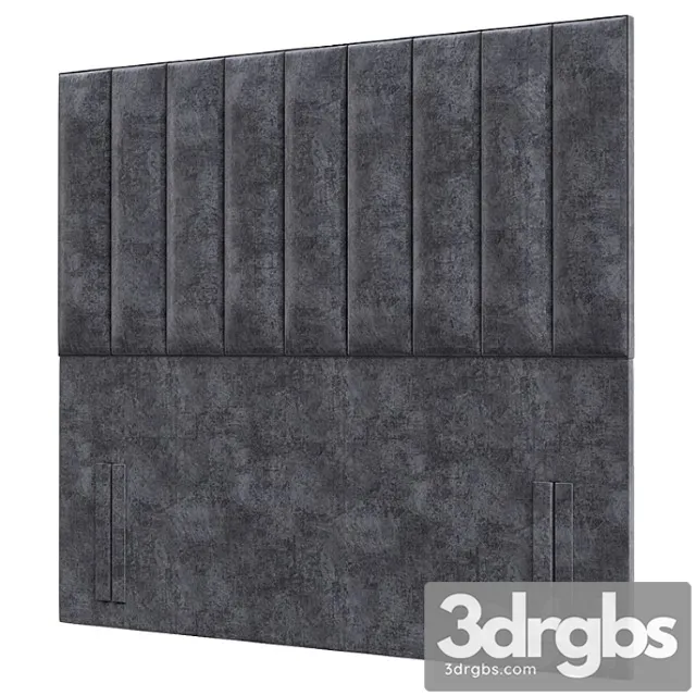 Tubes vertical upholstered headboard 3dsmax Download