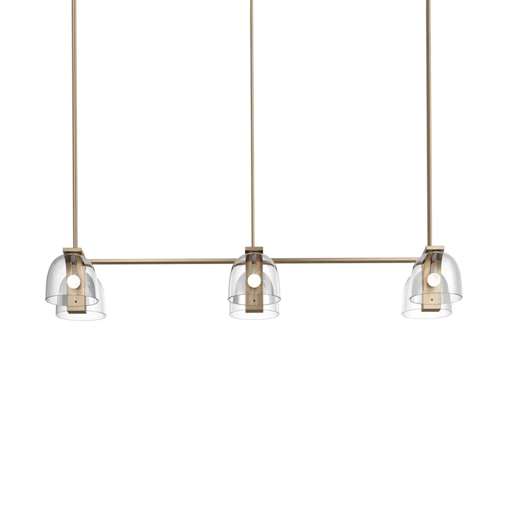 Tubi Pendant Glass Lamp by Articolo Studios