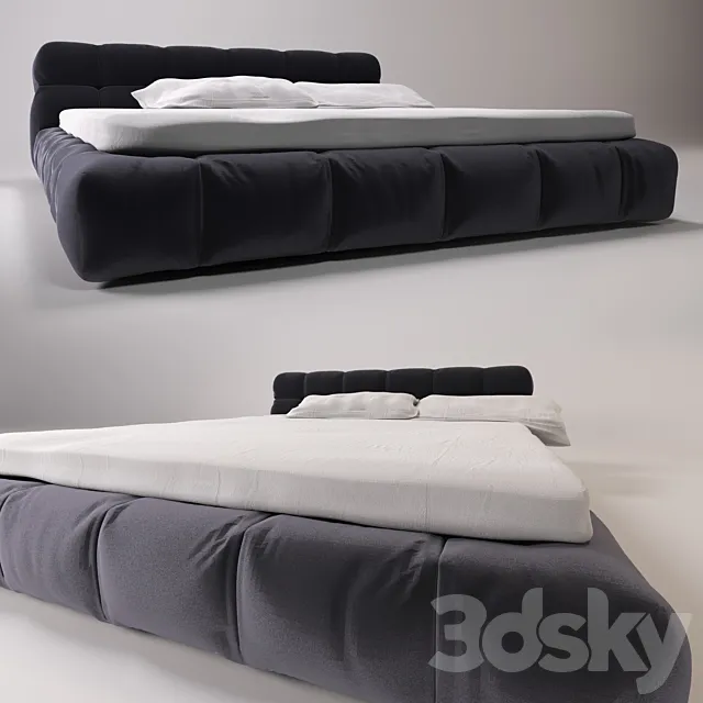 Tufty bed 3DS Max Model