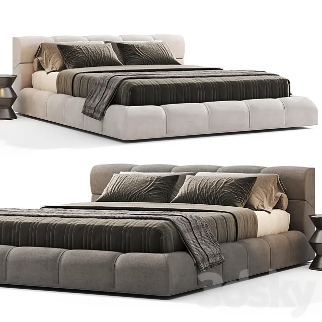 Tufty Bed – B&B Italia 3ds Max