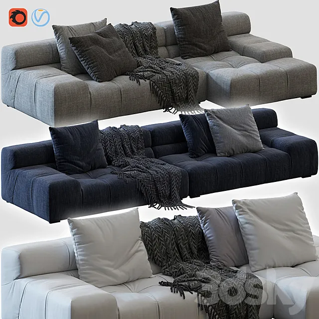 Tufty-time sofa 3DS Max Model