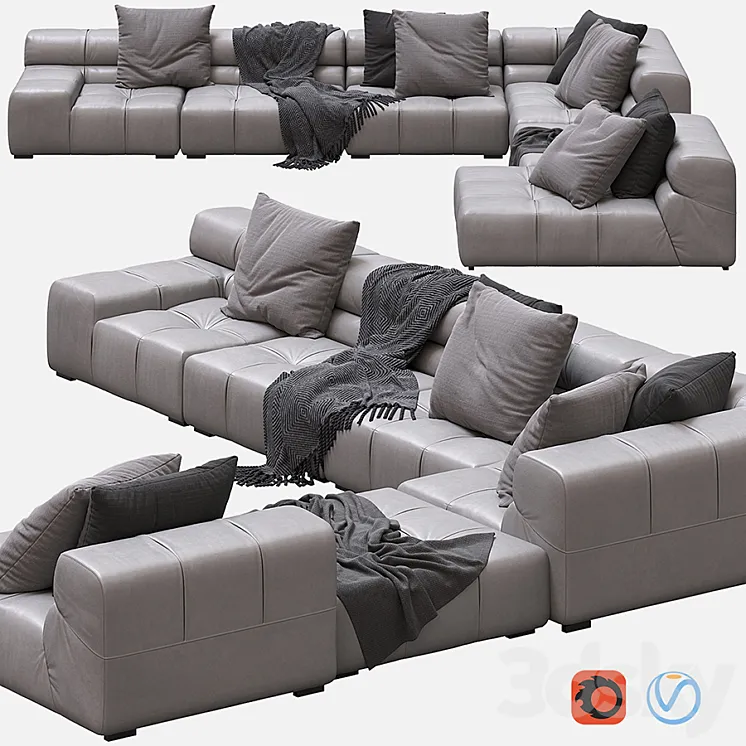 Tufty-time sofa 3DS Max