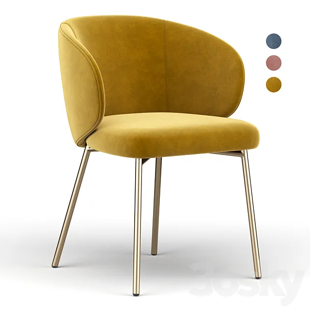 Tuka Chair 3ds Max