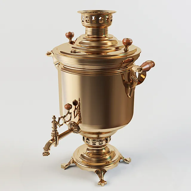 Tula Samovar 3DS Max Model