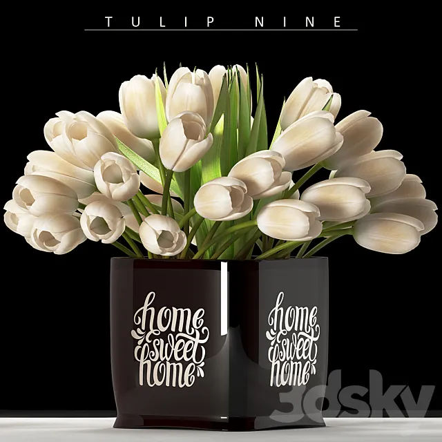 TULIP NINE 3ds Max