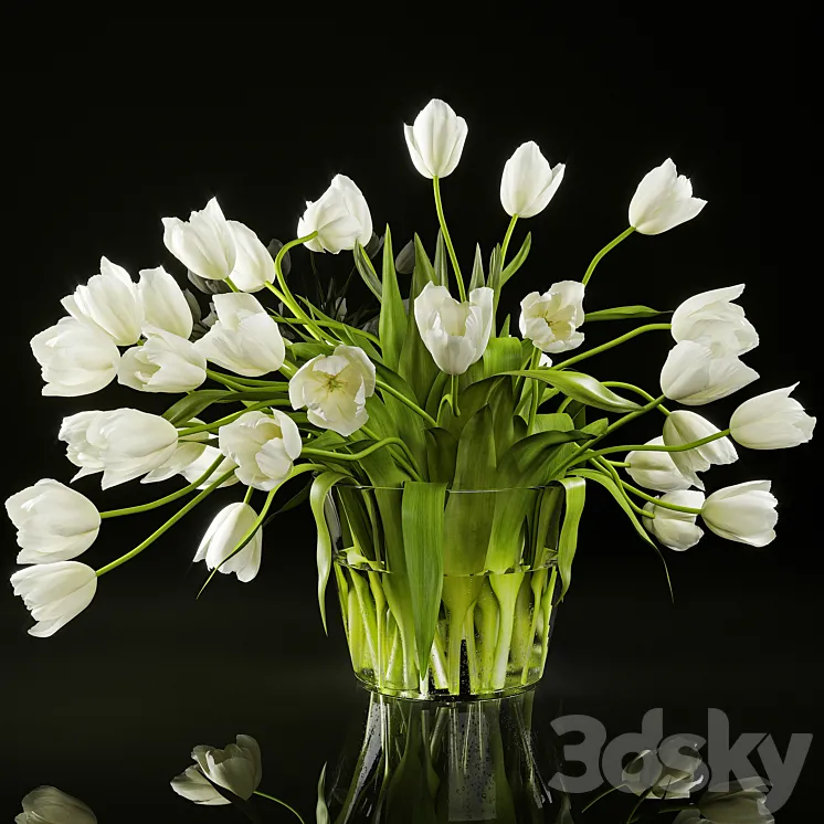 Tulips 3DS Max Model