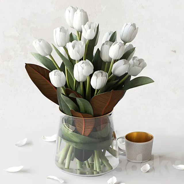 Tulips 3DS Max Model