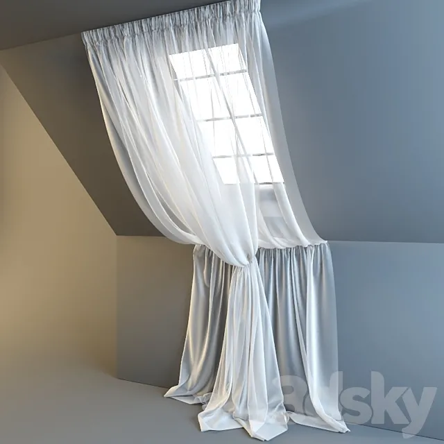 tulle double for attic 3DSMax File