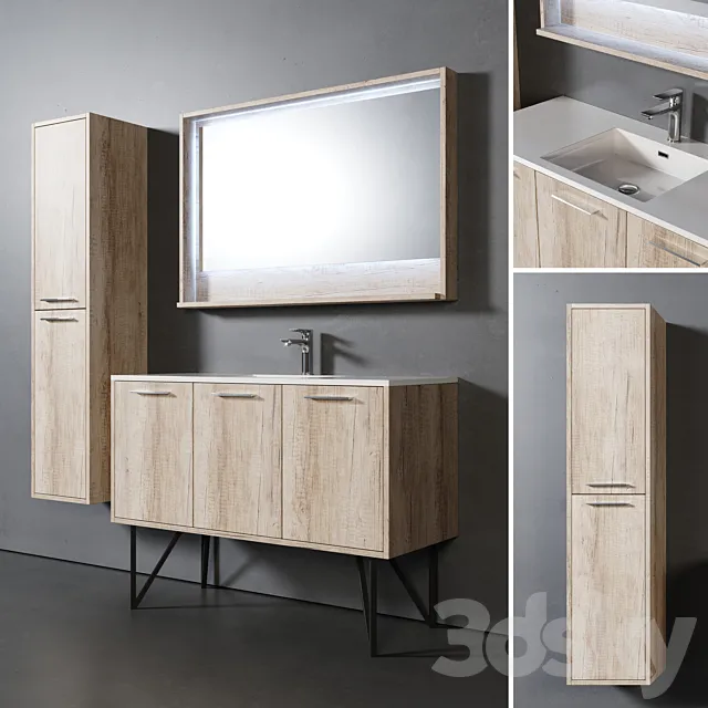 Tulum Bathroom Furniture 3ds Max