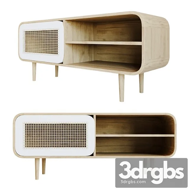 Tumba Pod Tv Iz Dereva Gerald Ge005m33 1 3dsmax Download