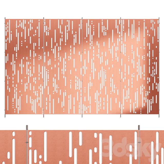 Turf Static Cutsheet Panel 3ds Max
