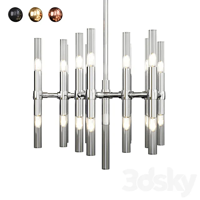 Turin chandelier 3ds Max