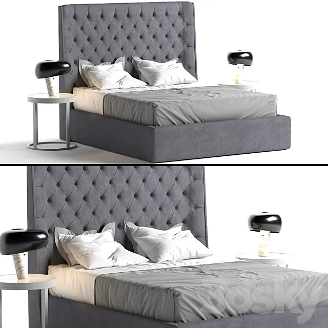 Turman Meridiani bed 3DS Max Model