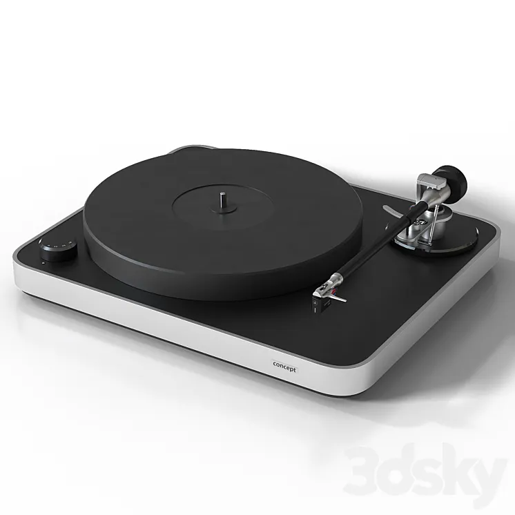 Turntable Concept by Clearaudio 3DS Max