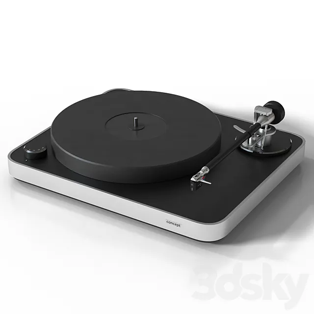 Turntable Concept by Clearaudio 3DSMax File