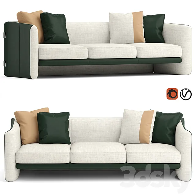 Turri blossom sofa 3ds Max