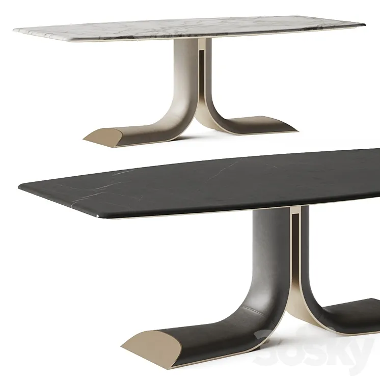 Turri Soul Dining Table 3DS Max