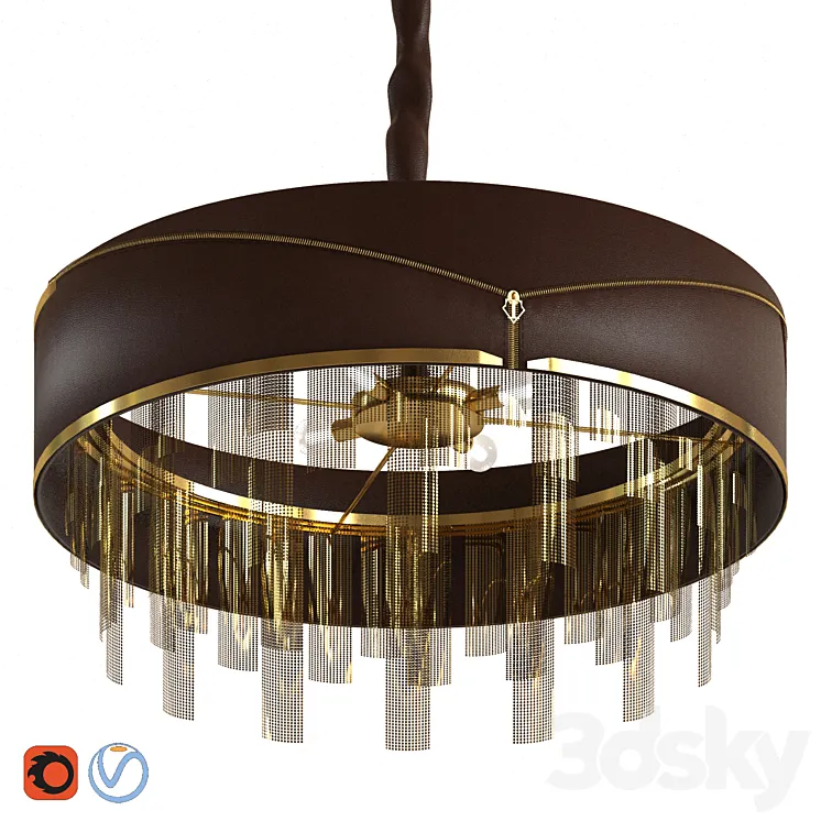 TURRI Vogue chandelier 3DS Max Model