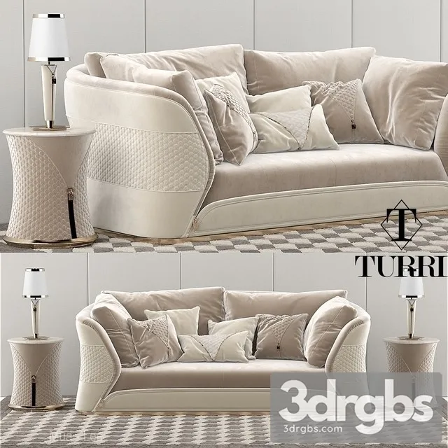 Turri Vogue Sofa Set 3dsmax Download