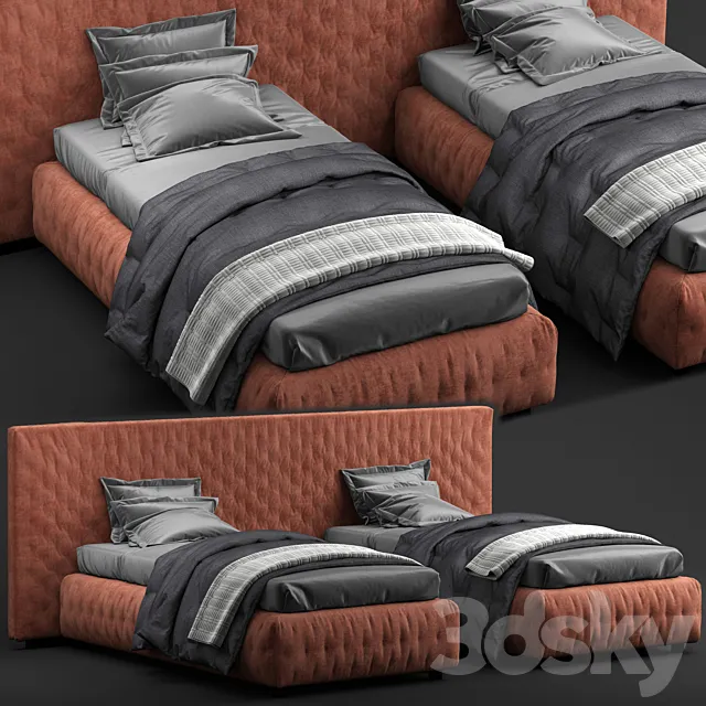 Tuyo Bed by Meridiani 2 3DS Max Model