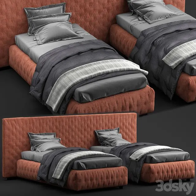 Tuyo Bed by Meridiani 2 3dsMax Model