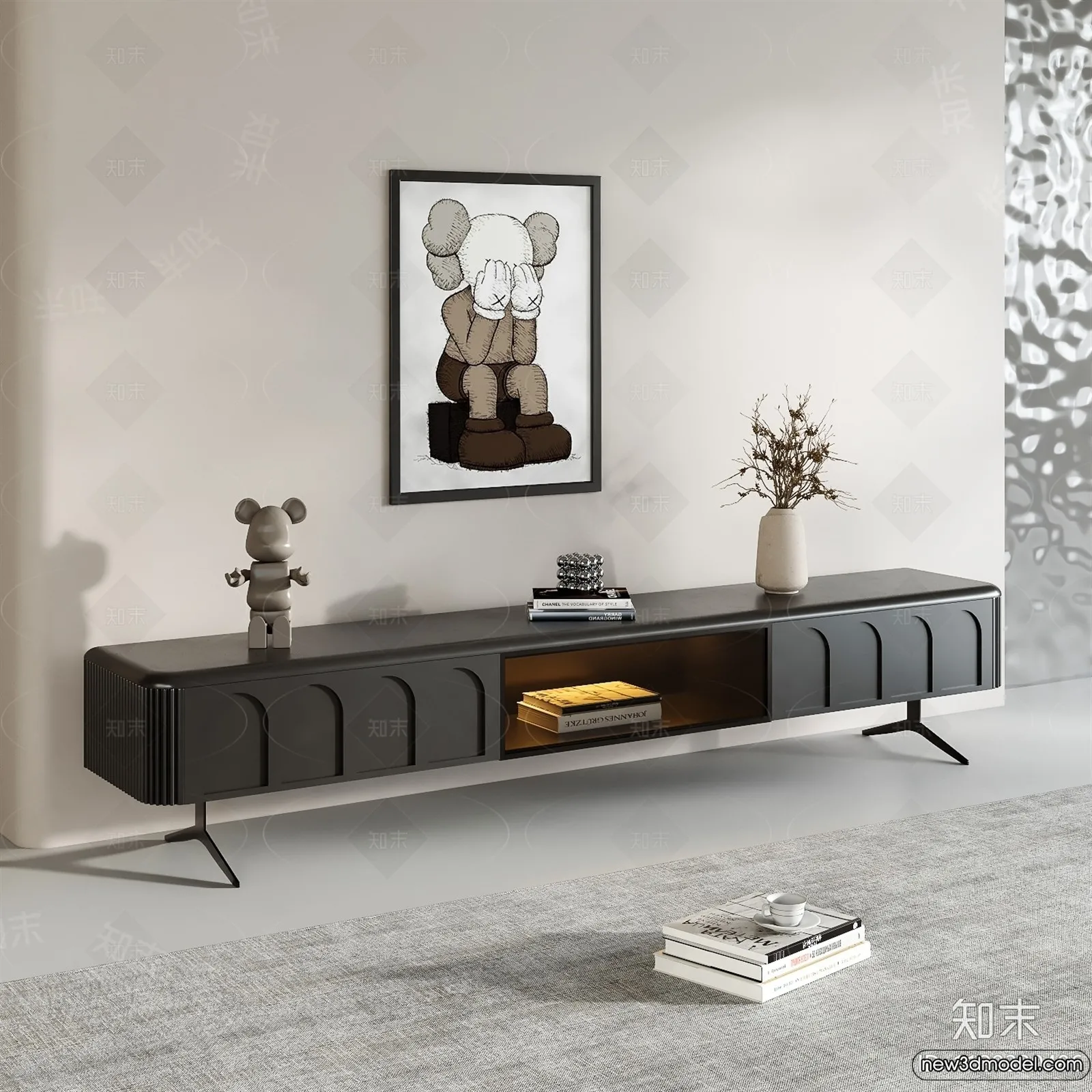 TV Cabinet 3D Models – 3D Furniture for Interior Design – 039