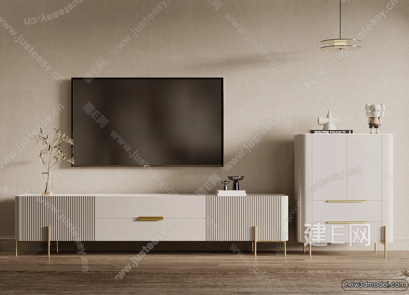 TV Cabinet 3D Models – 3D Furniture for Interior Design – 041