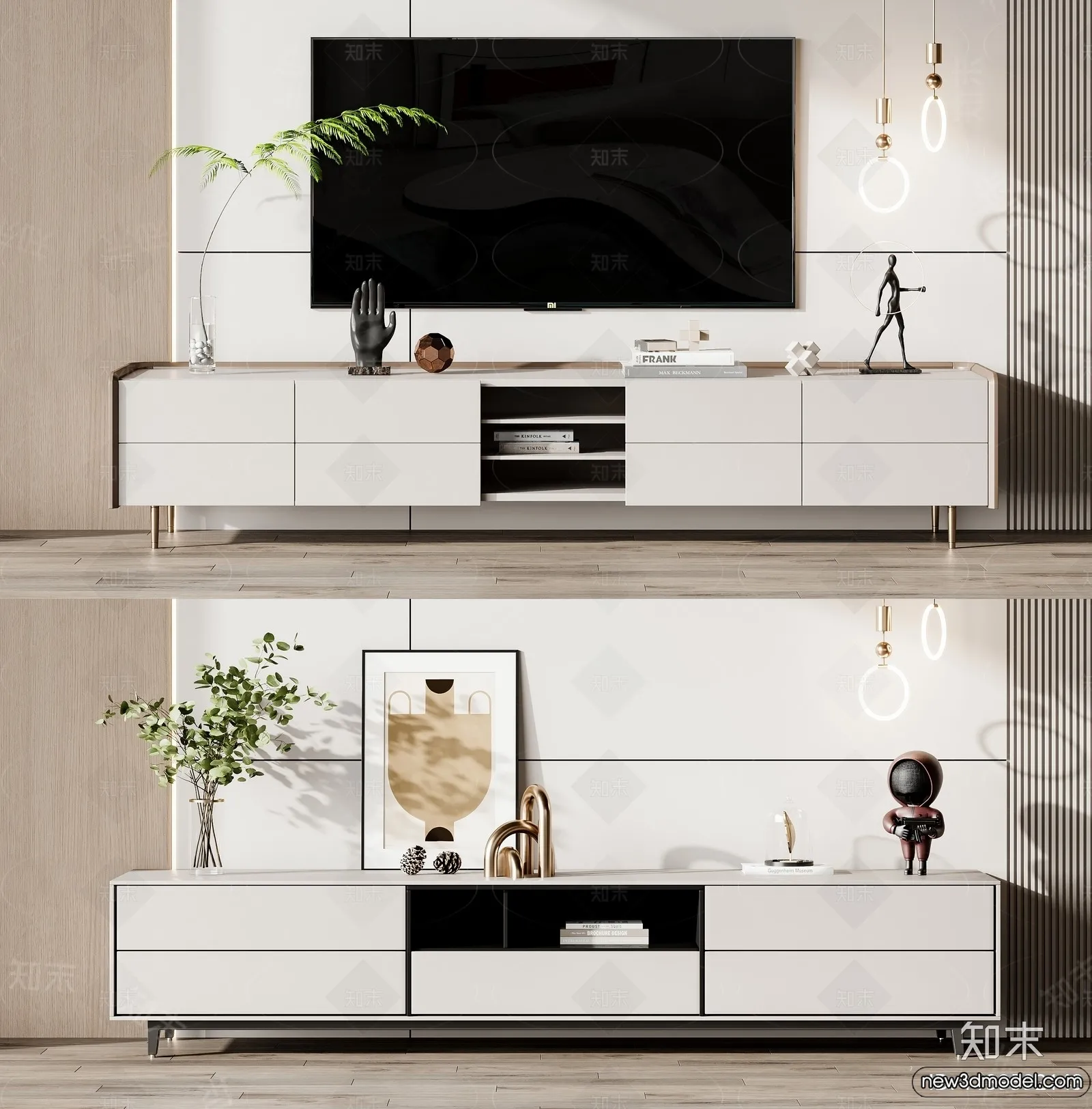 TV Cabinet 3D Models – 3D Furniture for Interior Design – 047