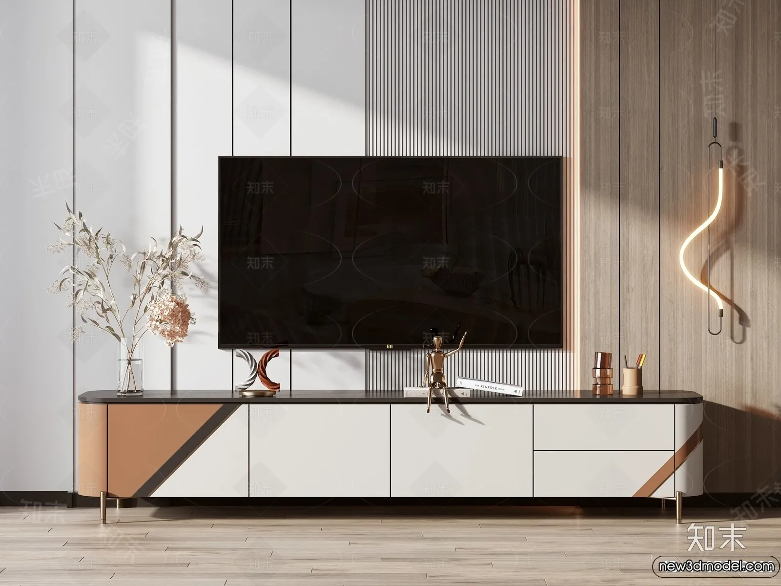 TV Cabinet 3D Models – 3D Furniture for Interior Design – 054