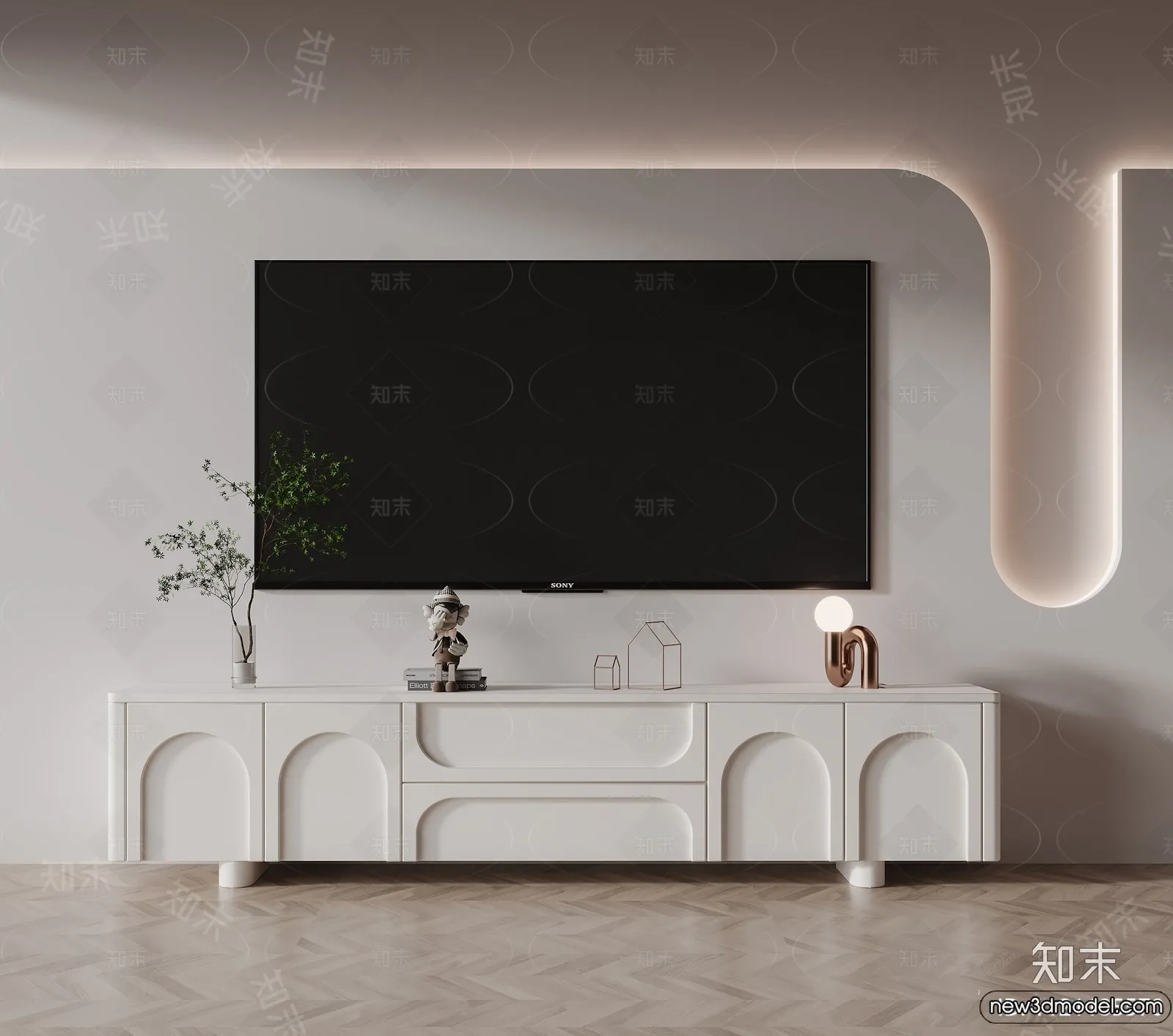 TV Cabinet 3D Models – 3D Furniture for Interior Design – 067