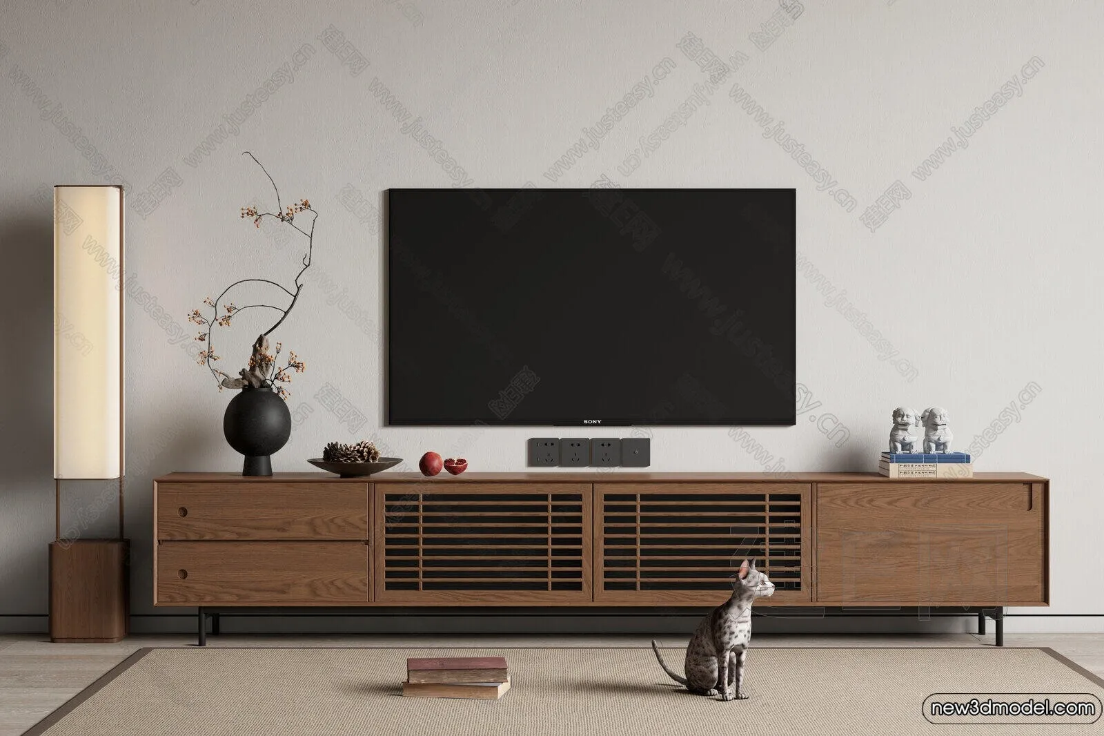 TV Cabinet 3D Models – 3D Furniture for Interior Design – 082