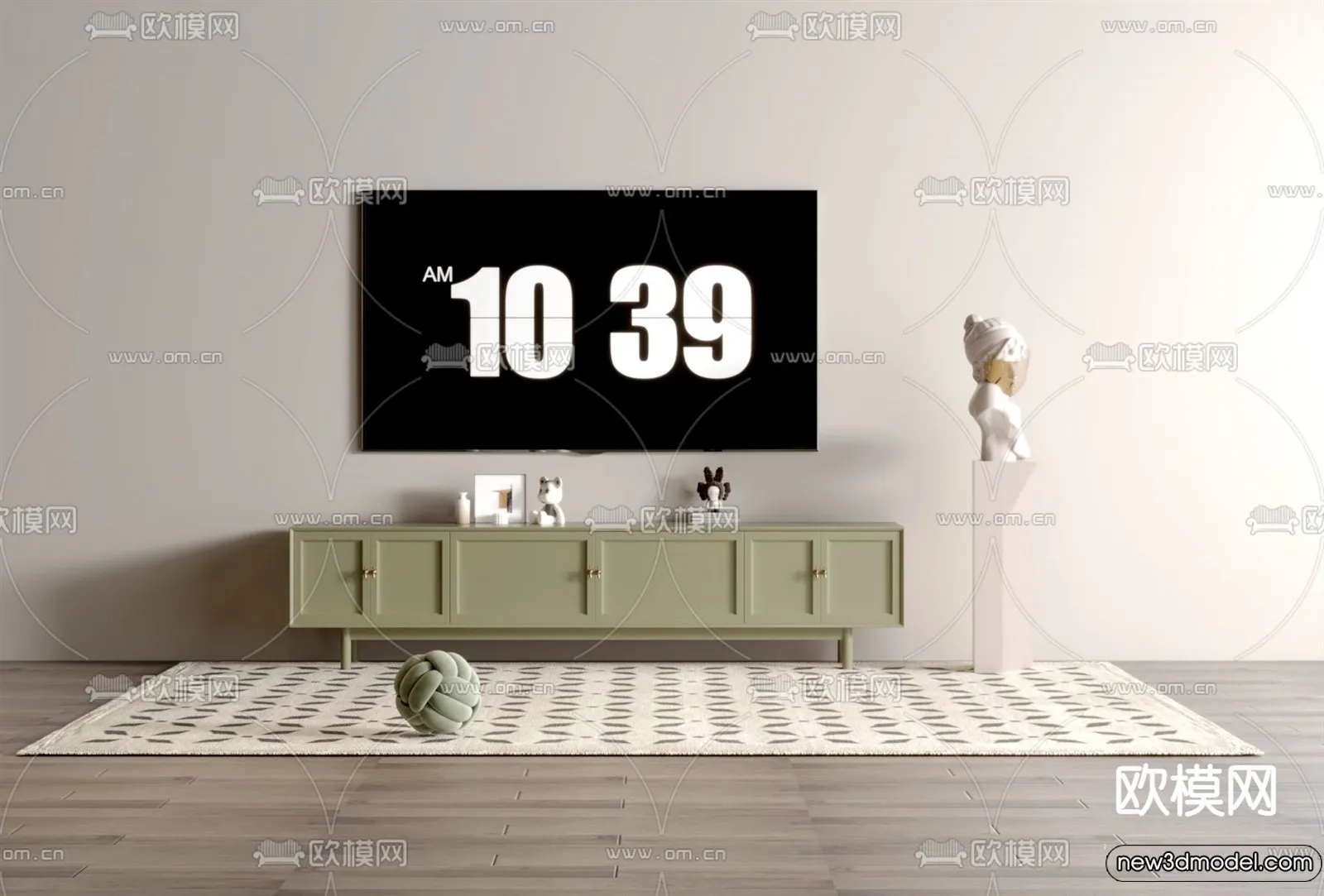 TV Cabinet 3D Models – 3D Furniture for Interior Design – 083