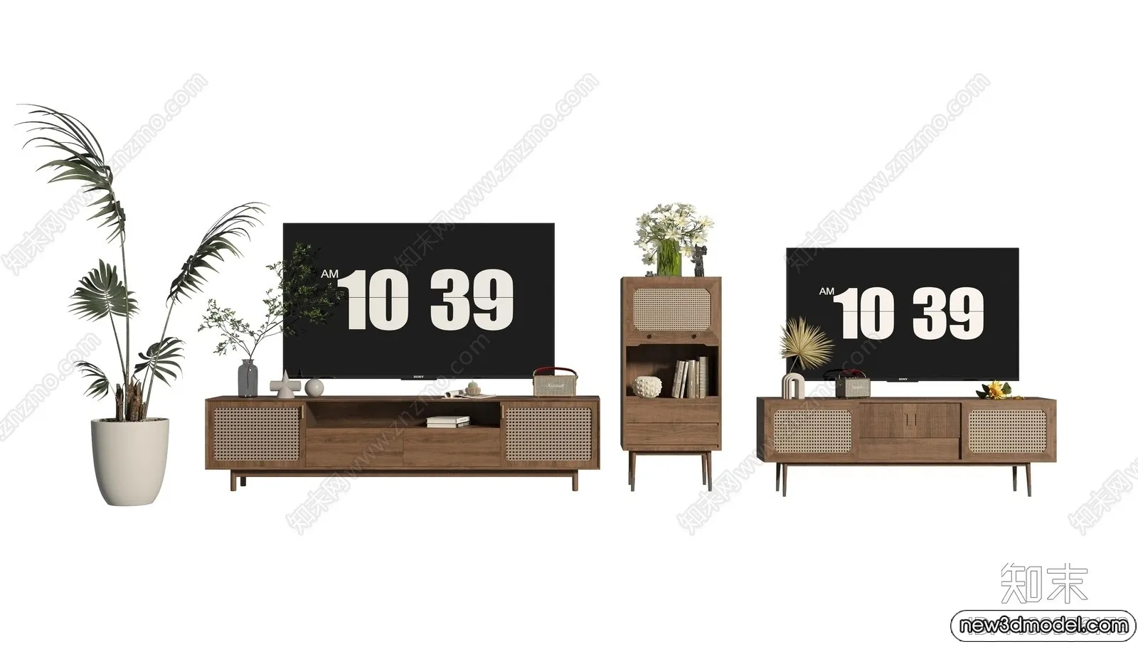 TV Cabinet 3D Models – 3D Furniture for Interior Design – 107