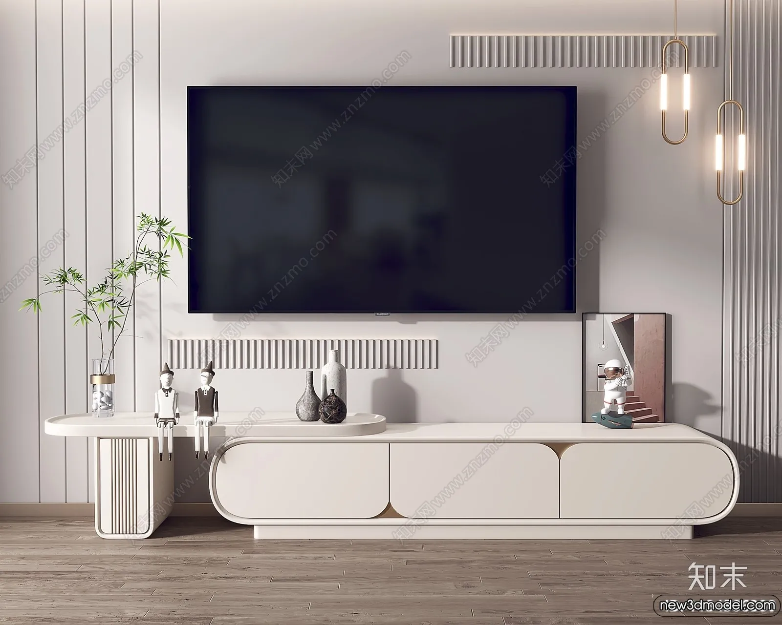 TV Cabinet 3D Models – 3D Furniture for Interior Design – 110