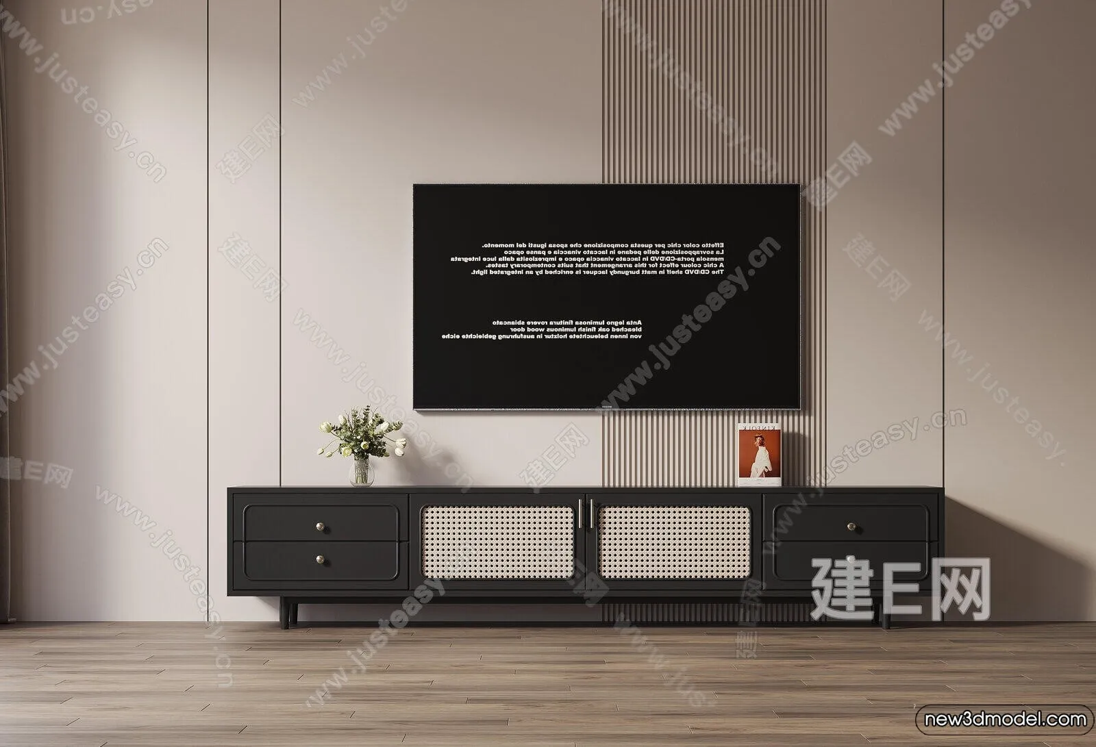 TV Cabinet 3D Models – 3D Furniture for Interior Design – 127