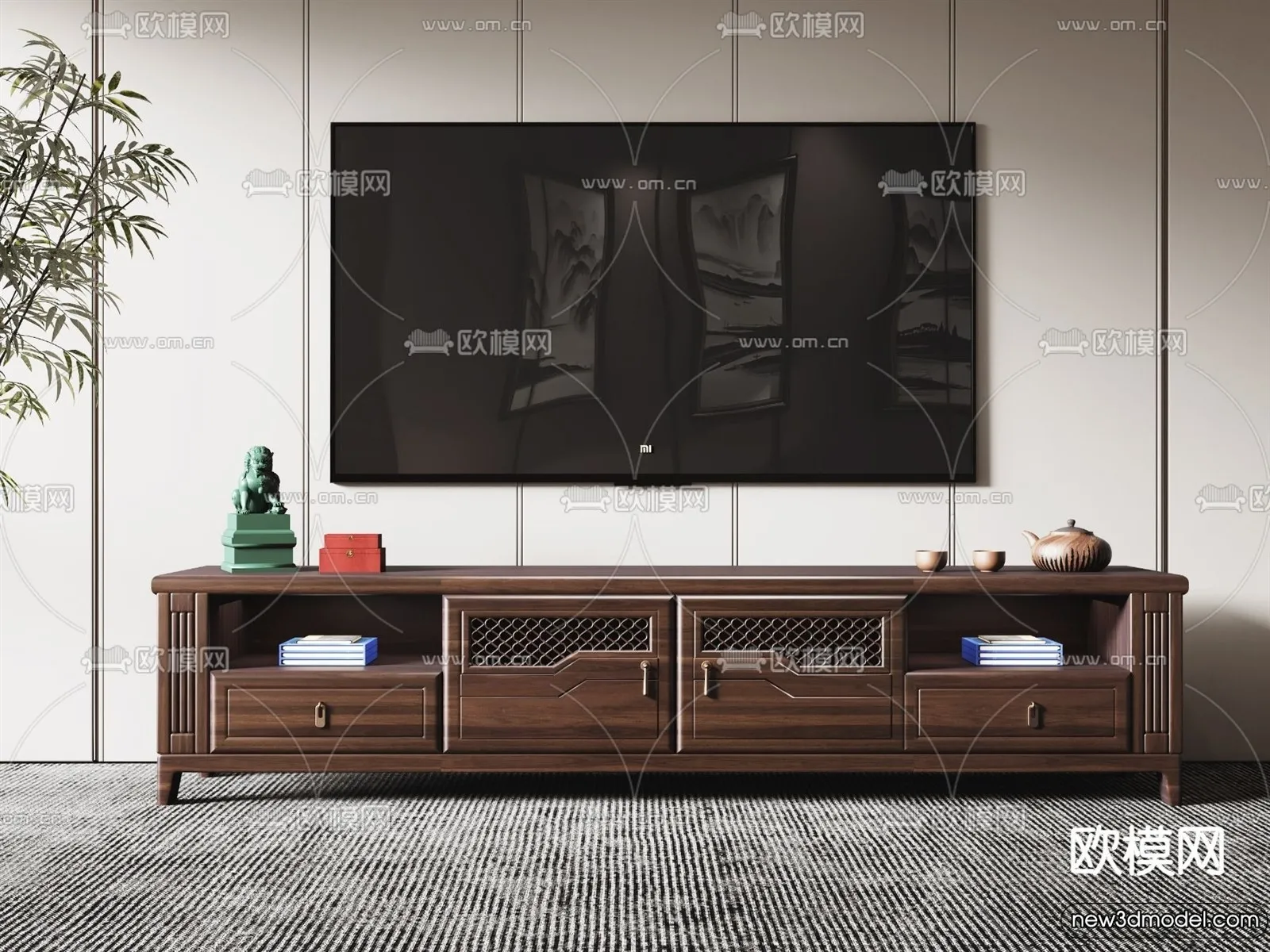 TV Cabinet 3D Models – 3D Furniture for Interior Design – 132