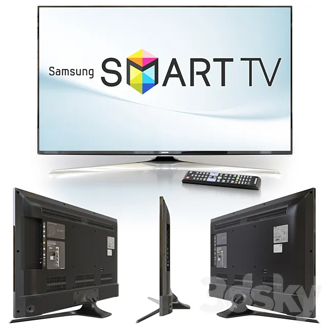 TV Samsung UE40J6200AU. Plasma 3DSMax File