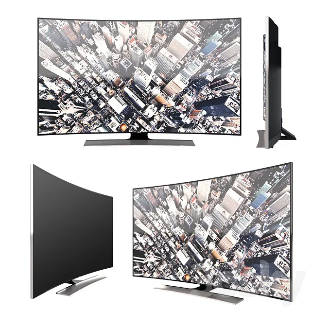 TV SAMSUNG UHD UE65HU900T (curved) 3ds Max