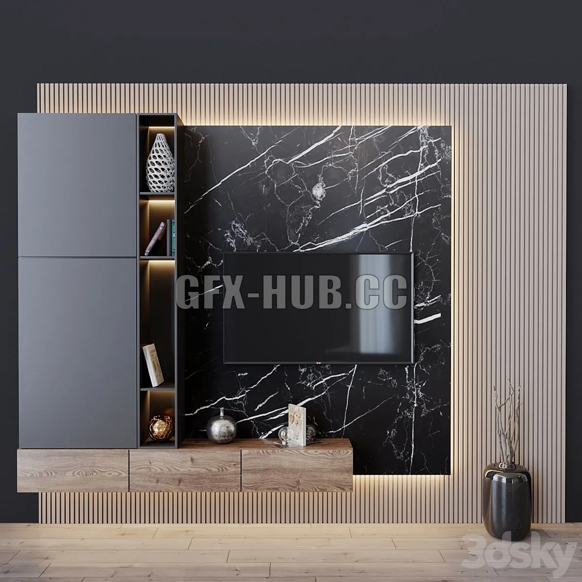 TV Set 66 3dsMax Model