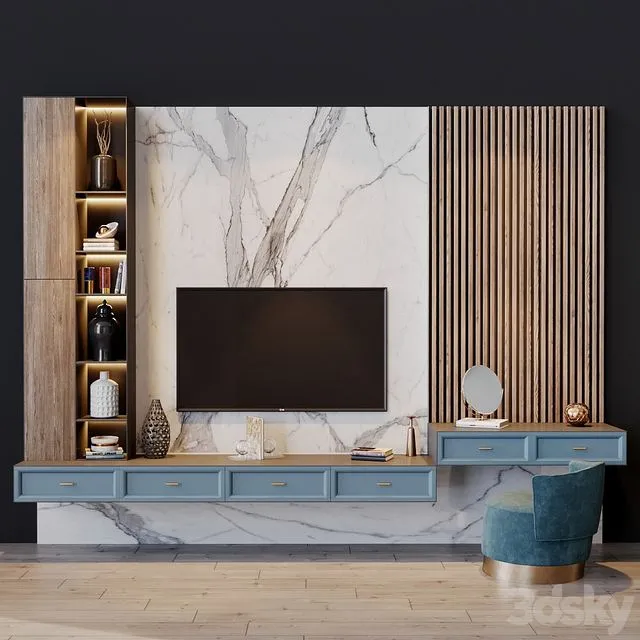 Tv set 90 3dsMax Model