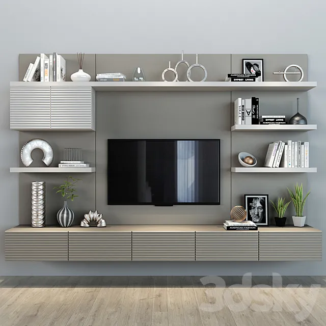TV shelf 0110 3DSMax File