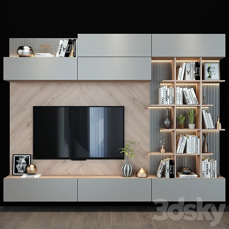 TV shelf 0111 3DS Max