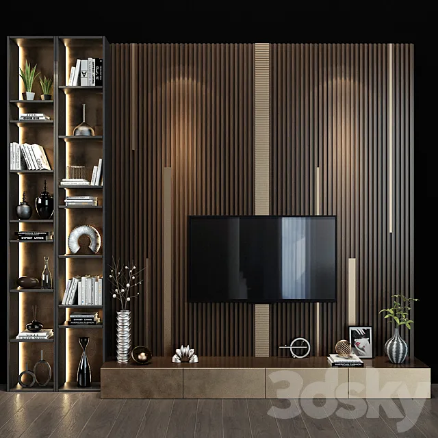 TV shelf 0127 3DS Max Model