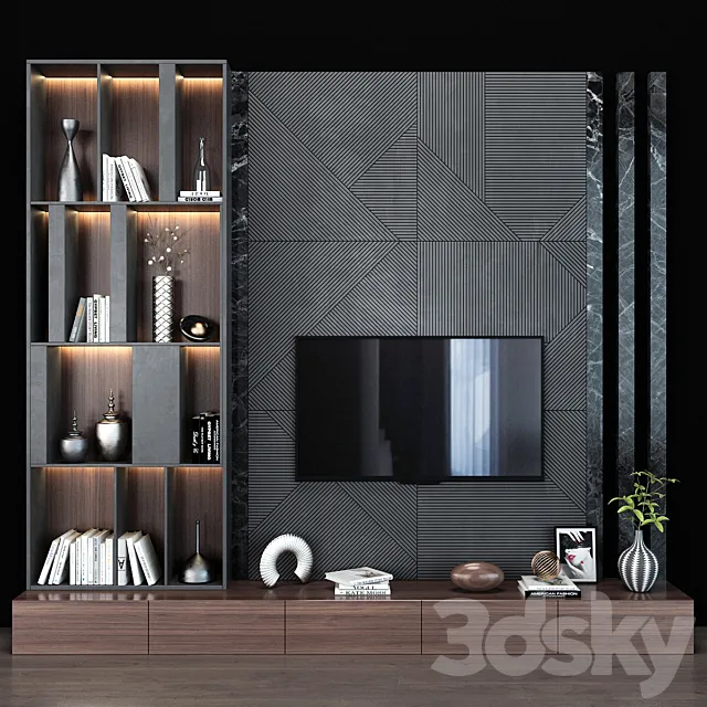 TV shelf 0132 3DS Max Model